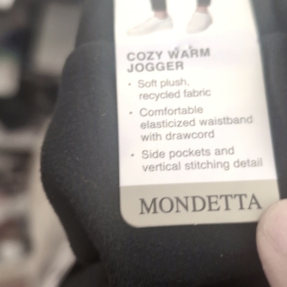Mondetta Black cozy warm Jogger Size 2XL New with tags - Picture 3 of 15